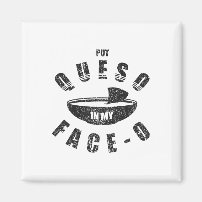 Íman Engraçado Comida Mexicana Cinco De Mayo Colocou Qu (Frente)