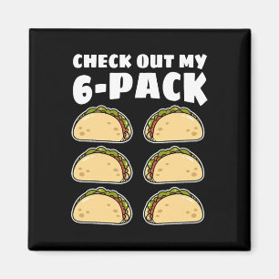 Íman Engraçado Confira Meu Taco De 6 Pacotes Cinco De M