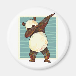 Íman Engraçado Dabbing Panda Bear Teen Graphics Cartogr