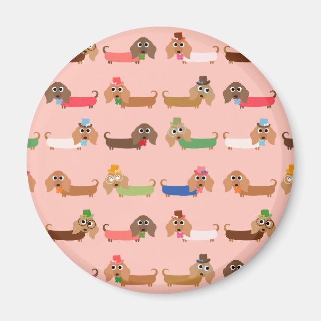 Íman Engraçado Dachshances (Frente)