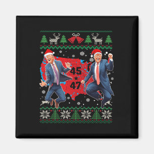 Íman Engraçado Dança Papai Noel Natal Pajam