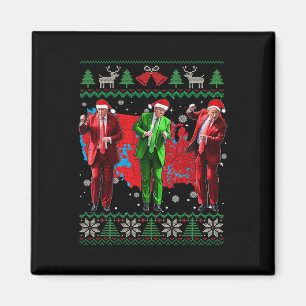 Íman Engraçado Dança Papai Noel Natal Pajam
