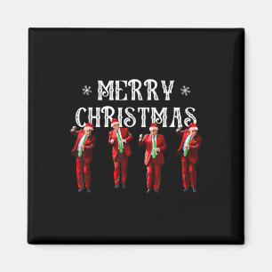 Íman Engraçado Dança Papai Noel Natal Pajam