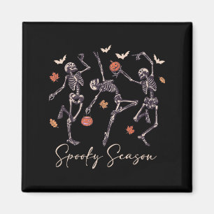 Íman Engraçado Dançarino Esqueleto Halloween Pumpkin So