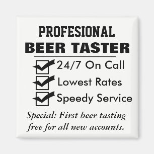 Íman Engraçado de cerveja profissional