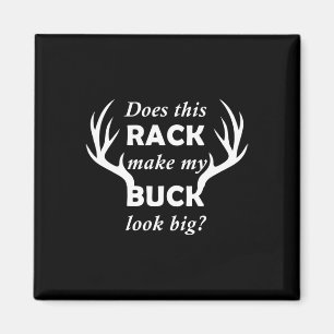 Íman Engraçado Deer Caçando Rack Grande