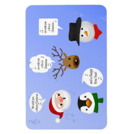 Íman Engraçado. Desejamos-lhe um Feliz Natal.