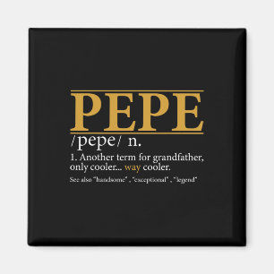 Íman Engraçado Dia de os pais de Definição de Pepe Pres