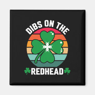 Íman Engraçado Dia de São Patrício Irlandês Shamrock Di
