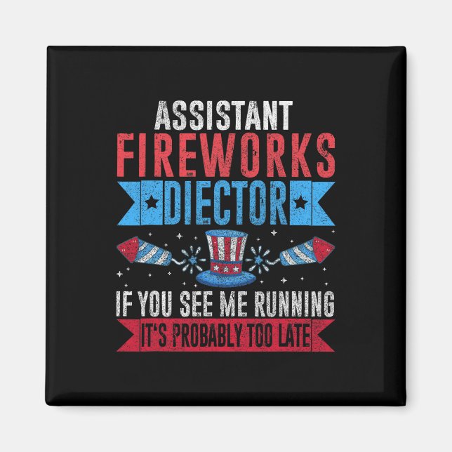 Íman Engraçado Diretor de fogos de artifício que eu dir (Frente)