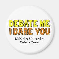 Engraçado Discurso e Debate Equipe Personalizada