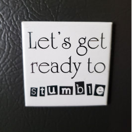 Íman Engraçado diz piada de presentes de bebendo imãs d