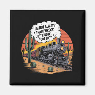 Íman Engraçado Do Trem Engraçado Apenas Brincando Para