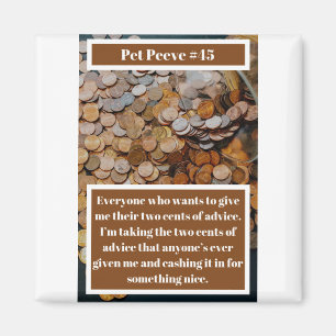 Íman Engraçado Dois Centavos