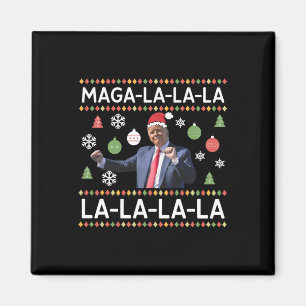 Íman Engraçado Donald Trump Fez O Suéter De Natal. La L