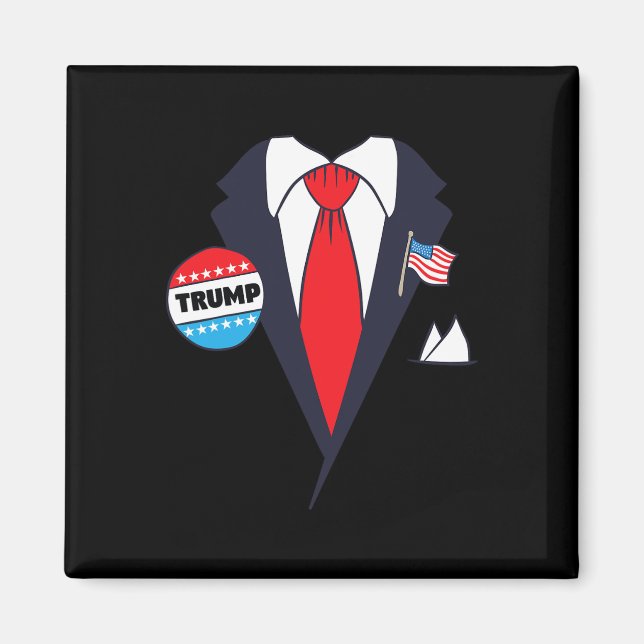 Íman Engraçado Donald Trump Halloween Figurume - Tee de (Frente)
