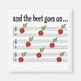 Íman Engraçado E a Beterraba continua dizendo com músic