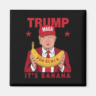 Íman Engraçado é Banana para Scales Trump Vintage Men W