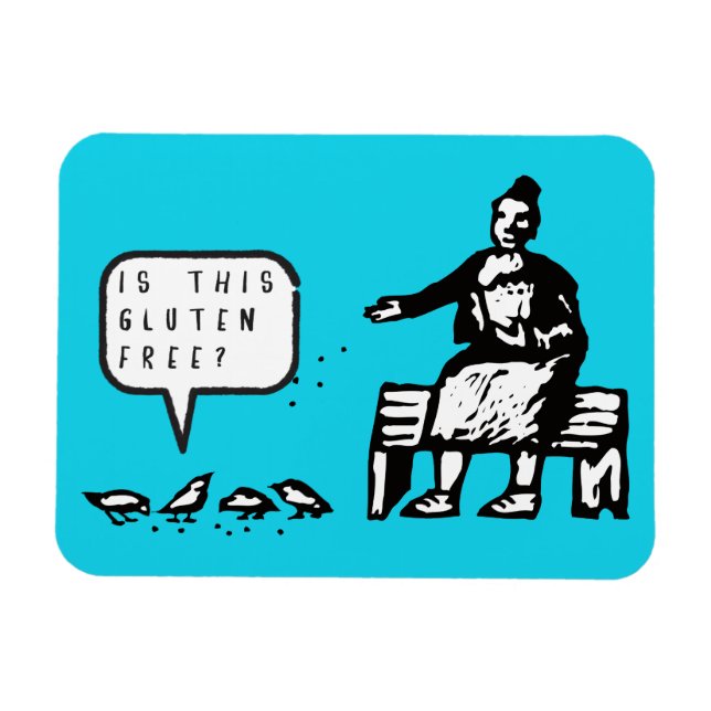 Íman Engraçado É Este Magnete Livre De Glúten (Horizontal)