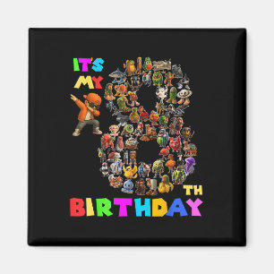 Íman Engraçado É Meu 8º aniversário Memória do Brainrot