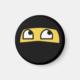 Íman Engraçado e pequeno guerreiro ninja emoji