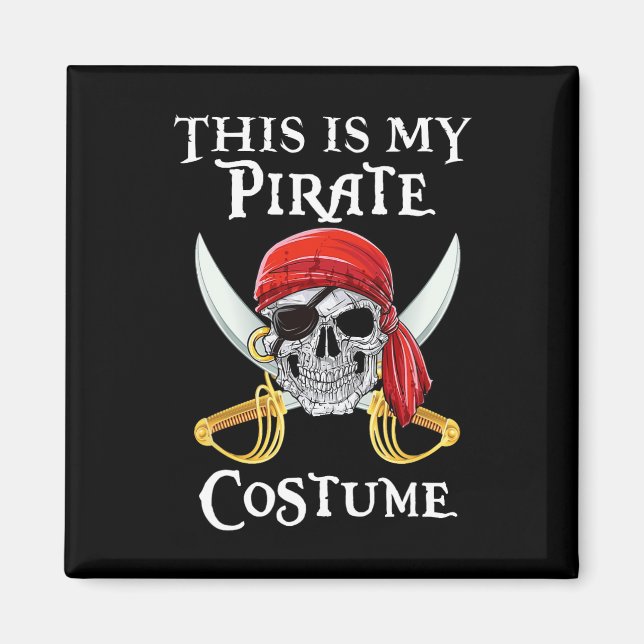 Íman Engraçado Este É O Meu Costume De Fusca Pirata De  (Frente)
