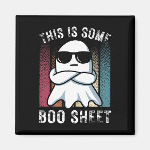 Íman Engraçado Este É Um Retrô De Halloween Do Fantasma