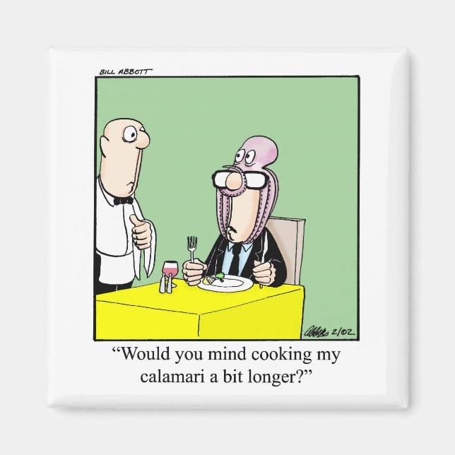 Íman Engraçado estocar Foodie Humor Magnet (Frente)