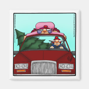 Íman Engraçado estocar o idiota do humor de Natal