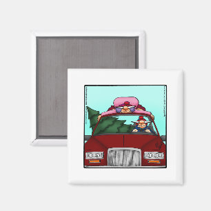 Íman Engraçado estocar o idiota do humor de Natal