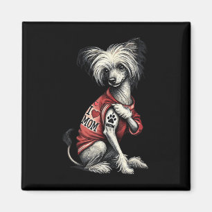 Íman Engraçado Eu Amo A Mãe Tatuando Chinês Crestou A M