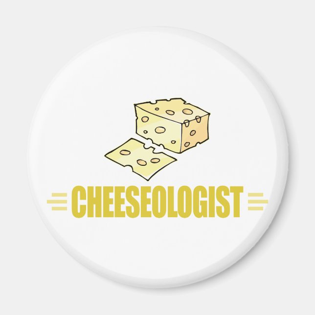Íman Engraçado Eu Amo Queijo (Frente)