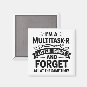 Íman Engraçado Eu Sou Multitarefa Dizendo Vida de Mãe P