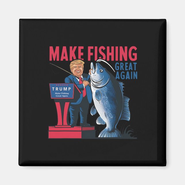 Íman Engraçado Fazer Excelente De Pesca Novamente Pesca (Frente)