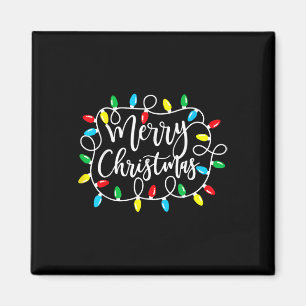 Íman Engraçado Feliz Natal Luzes Xmas Homens Mulheres