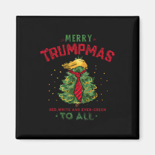 Íman Engraçado Feliz Trumpmas Árvore de Natal Xmas Hol