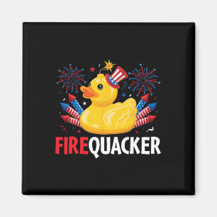 Íman Engraçado Firecracker Duck 4 De Julho