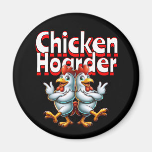 Íman Engraçado Galinha Hoarder