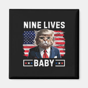 Íman Engraçado Gato 9 Vive Bebê Engraçado Votar Para Tr