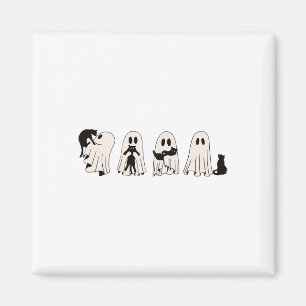 Íman Engraçado Ghost Black Cat Spooky, Truque Ou Tratar