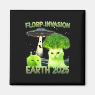 Íman Engraçado Glerp Glorp Alienígena Engraçada Cat Mem