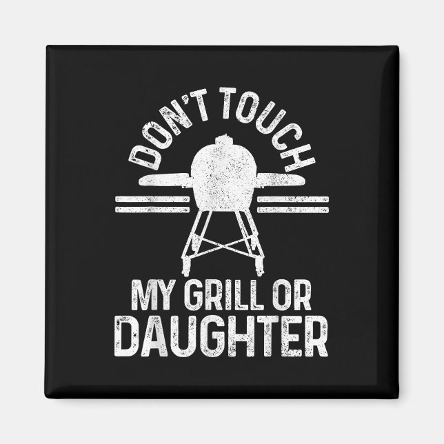 Íman Engraçado Grillmaster Churrasco Grill Chef Gift (Frente)
