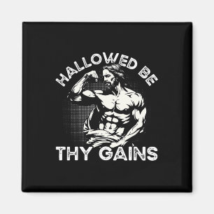 Íman Engraçado Gym Workout Malhação De Construção De Po