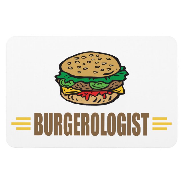 Íman Engraçado Hamburger (Horizontal)