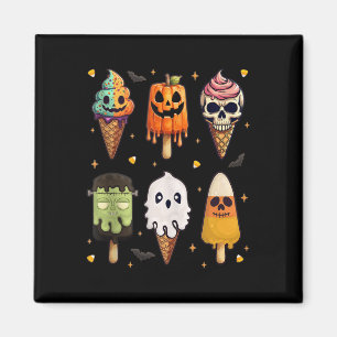 Íman Engraçado Horror Verão Picolé Sorvete de Halloween