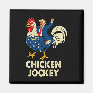 Íman Engraçado Jockey Trump Memória Para Homens