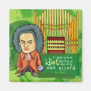 Íman Engraçado JS Bach Music Magnet