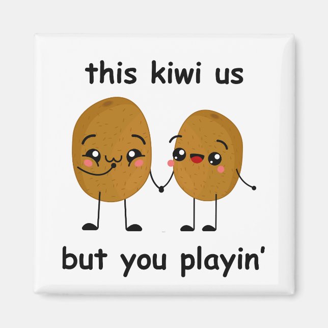 Íman Engraçado Kiwi (Frente)