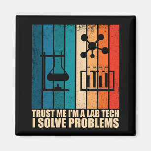 Íman Engraçado laboratório técnico vintage humor técnic