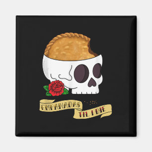Íman Engraçado Latinx Empanada Até Eu Morrer Tatuagem I